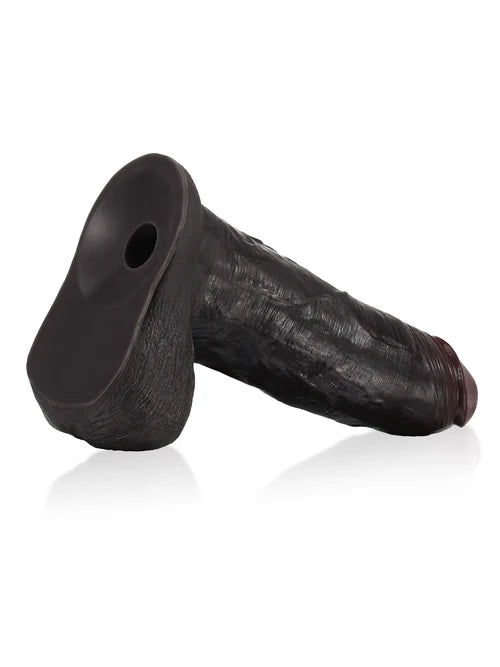 Kees - Realistische Vac-U-Lock Dildo met Verschuifbare Huid en Dubbele Dichtheid - 22,8 cm