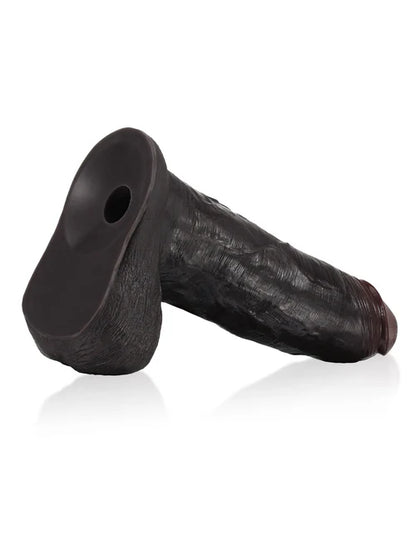 Kees - Realistische Vac-U-Lock Dildo met Verschuifbare Huid en Dubbele Dichtheid - 22,8 cm
