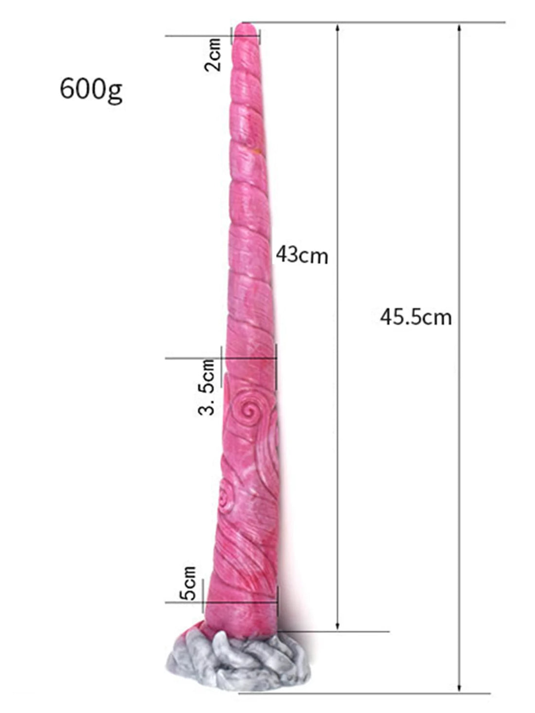 Klaas - Extra Lange Draken Dildo - 45.5 cm