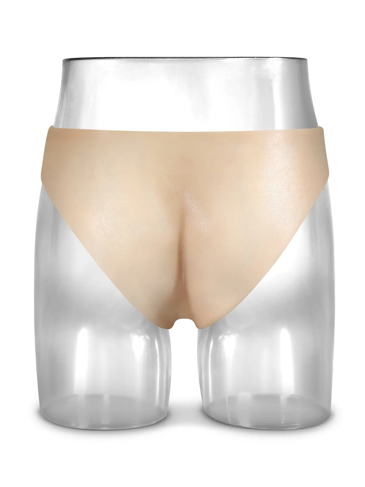 Lesbische Voorbind Dildo met Realistische Siliconen Stevige Dildo en Ballen - 18 cm