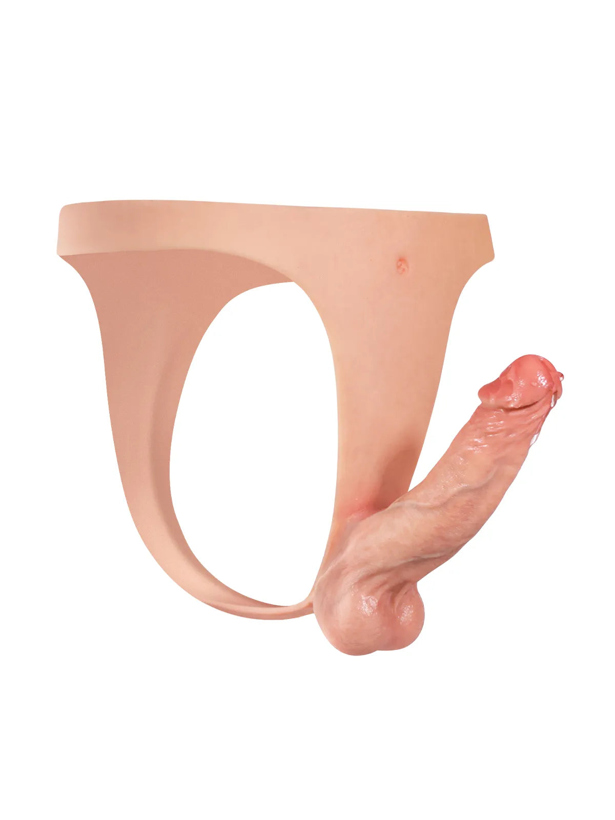 Lichtgewicht Siliconen Strap-On Dildo met Levensechte Sensatie