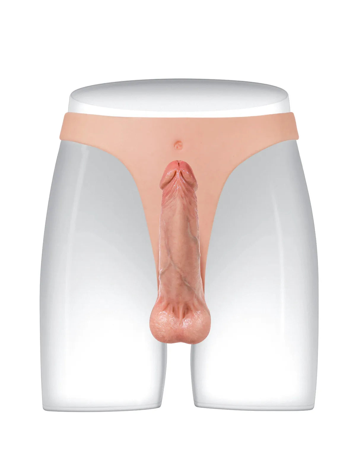 Lichtgewicht Siliconen Strap-On Dildo met Levensechte Sensatie