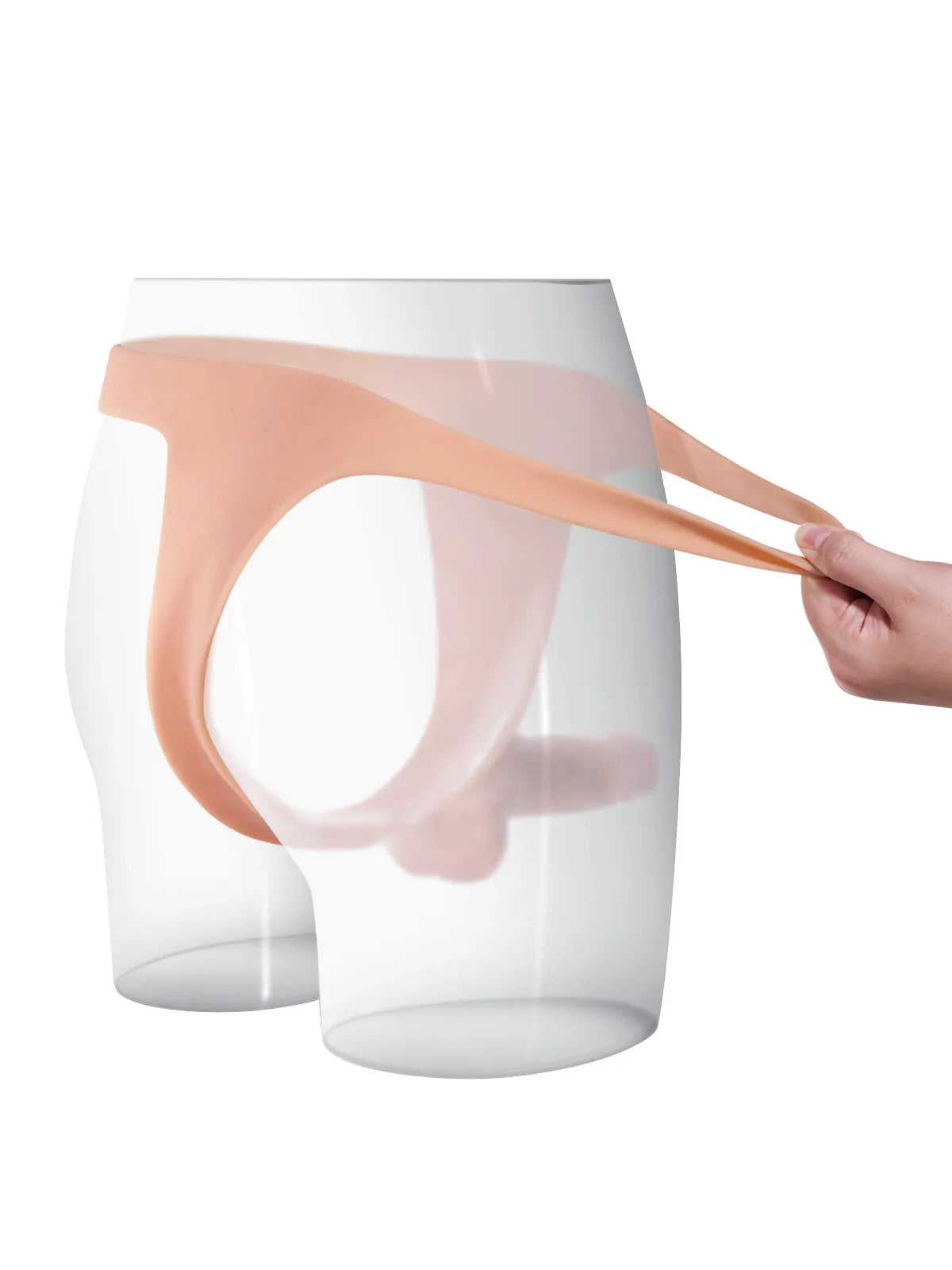 Lichtgewicht Siliconen Strap-On Dildo met Levensechte Sensatie