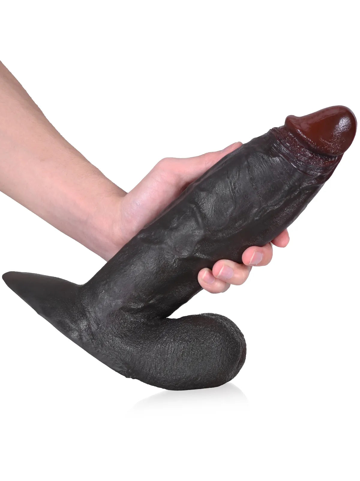 Miland - Realistische Dildo met Meebewegende Balzak en Vac-U-Lock - 26 cm