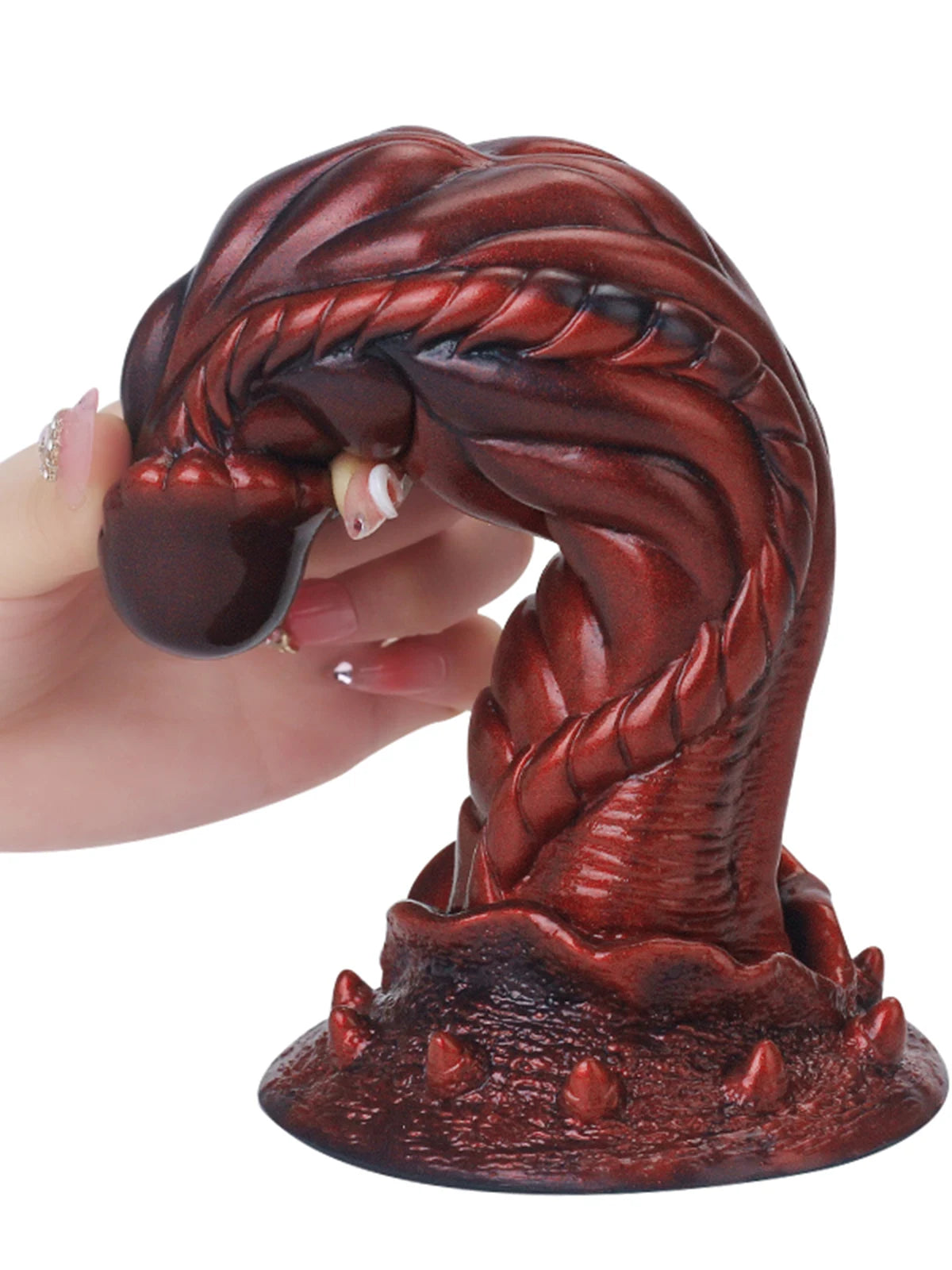 Brown Monsterdildo Met Zuignap