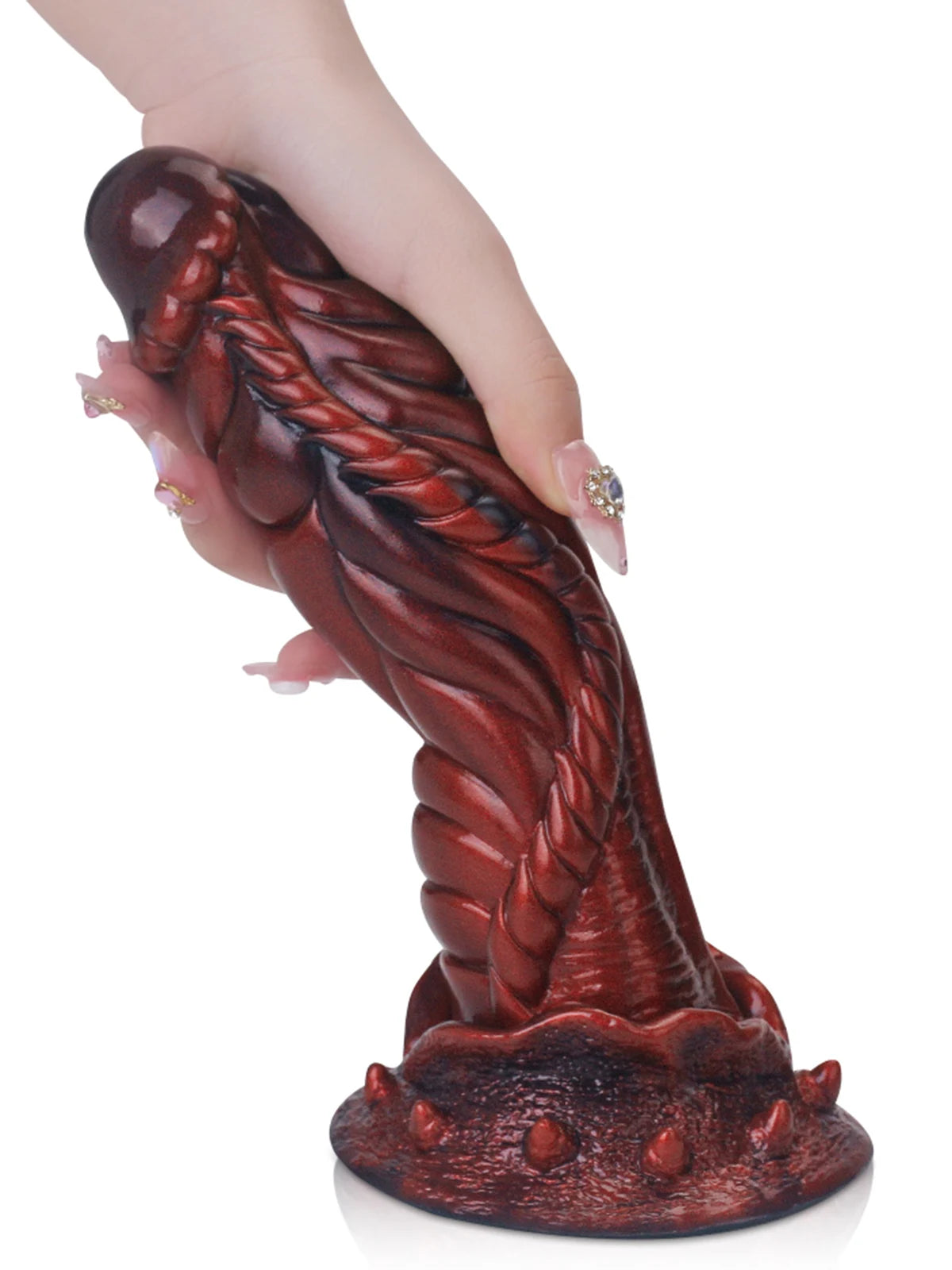 Brown Monsterdildo Met Zuignap