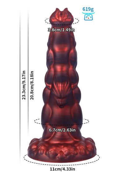 Jacob - Anal Monster Dildo Met Zuignap - 23 cm