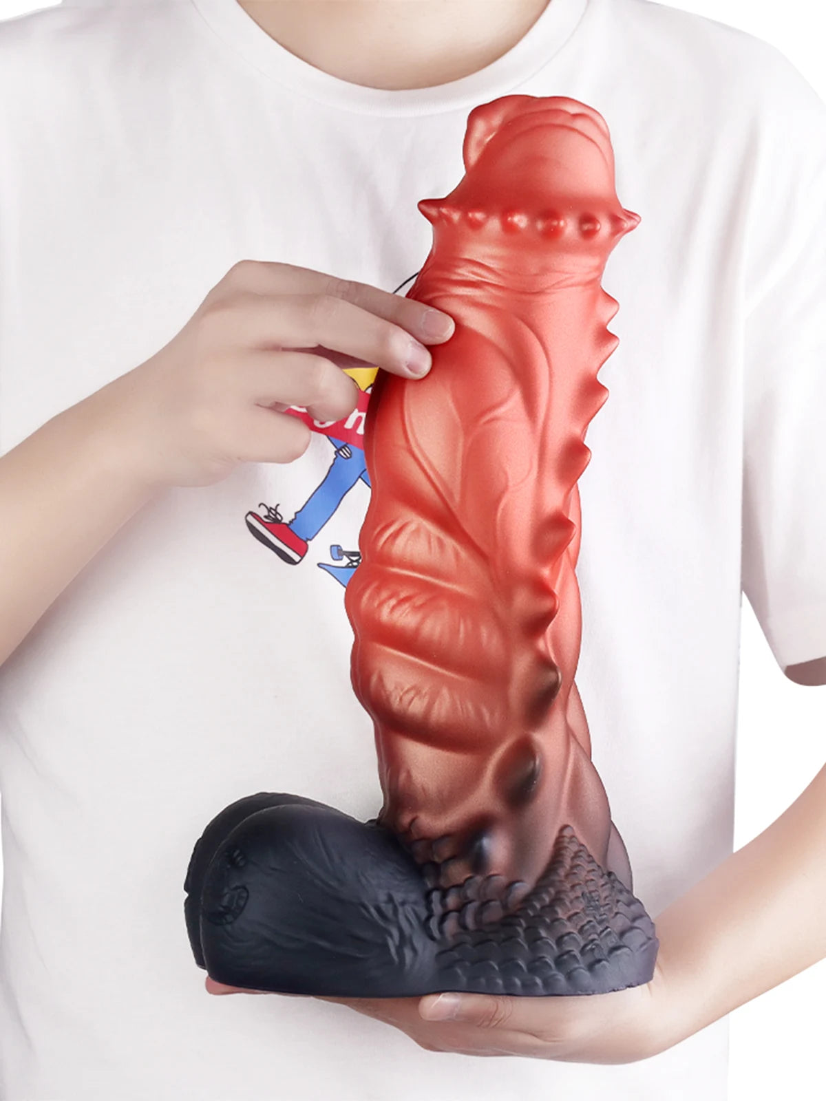 Henk - Gigantische Monsterdildo Met Balzak - 23.5 cm