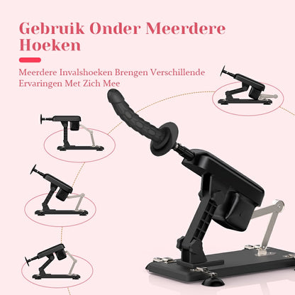 Nova - Stille Seksmachine met Lange Slag van 7 cm