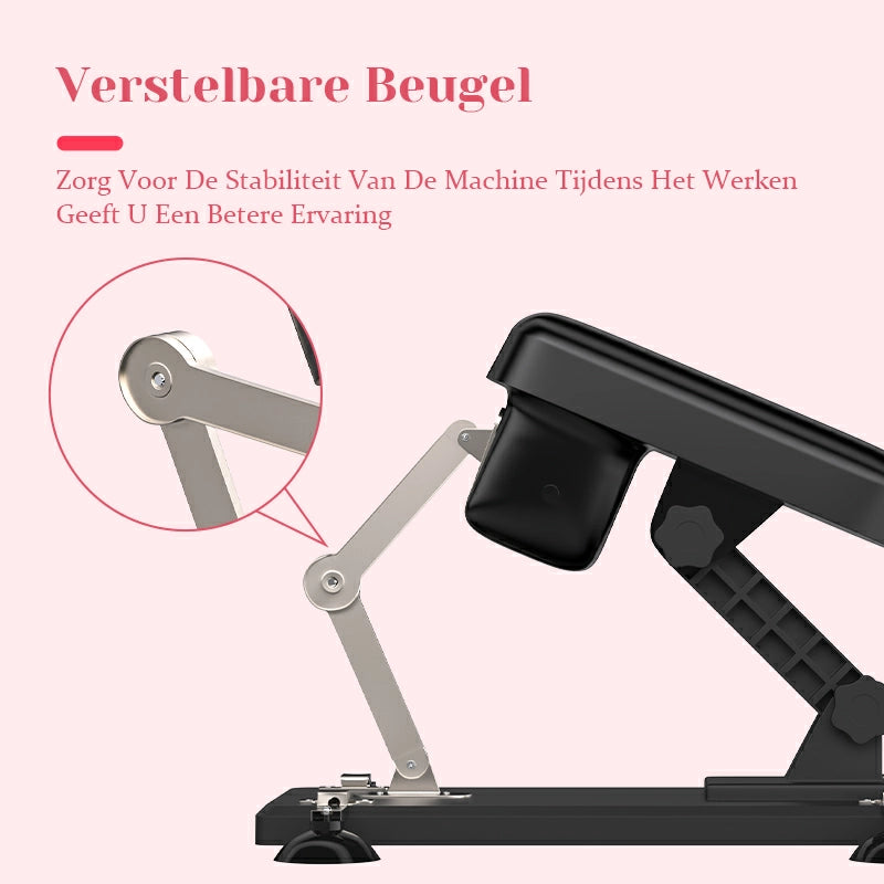 Nova - Stille Seksmachine met Lange Slag van 7 cm