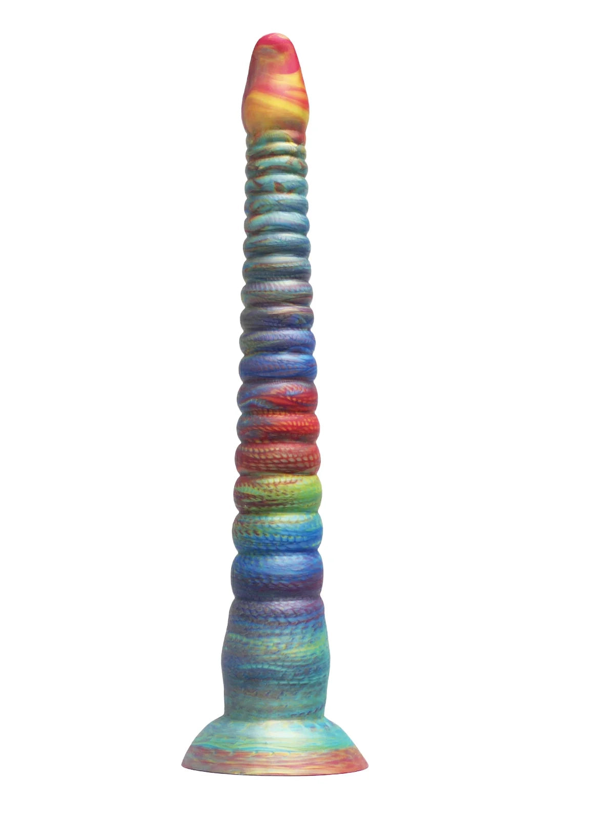 Philip - Regenboog Tentacle Dildo, Handgeverfd in 3 Maten - Fantasy