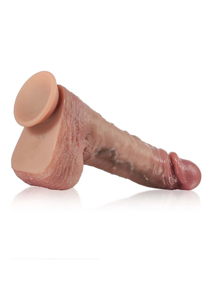 Realistische Gebogen Stotende Dildo