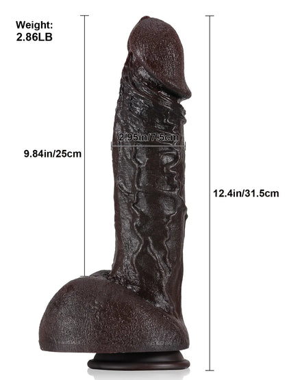 Realistische Grote Zwarte Dildo