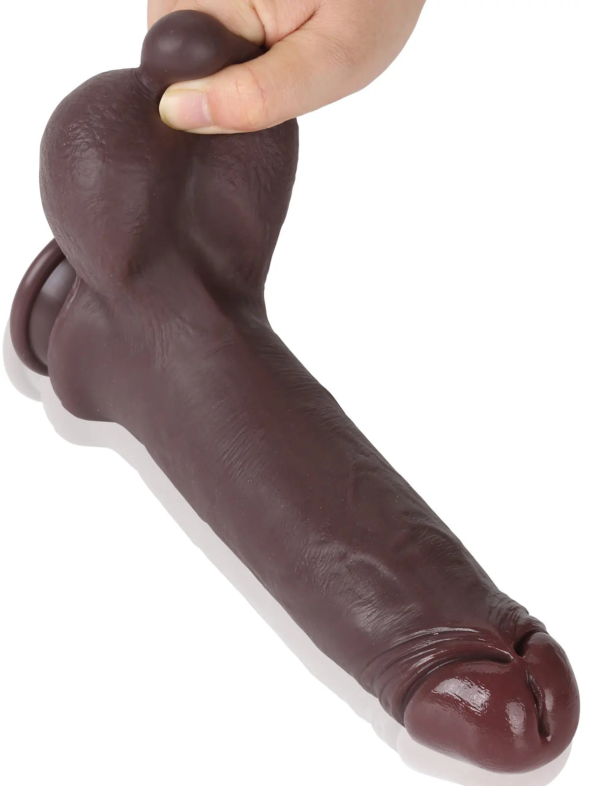 Realistische Siliconen Zwarte Dildo