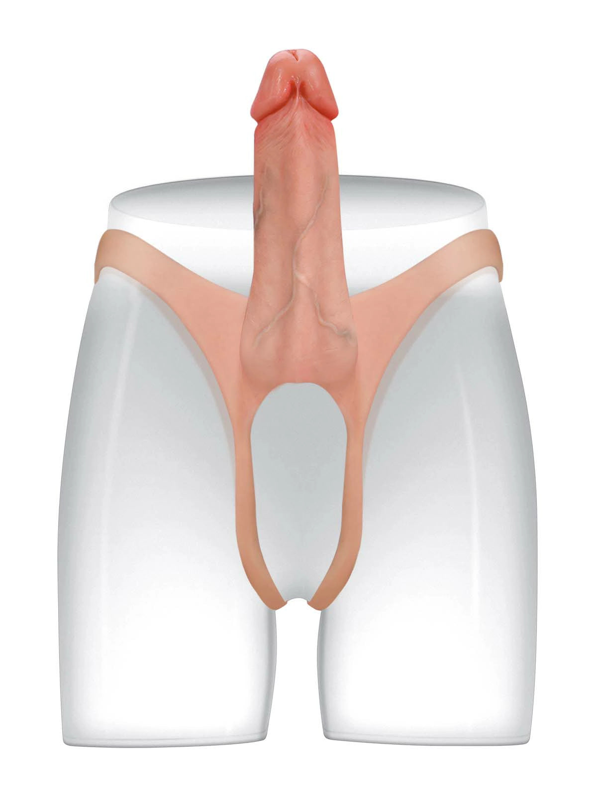 Seraphine - Holle Voorbinddildo (Strap-On) · Penisverlenging &amp; Erectiehulp - 21 cm