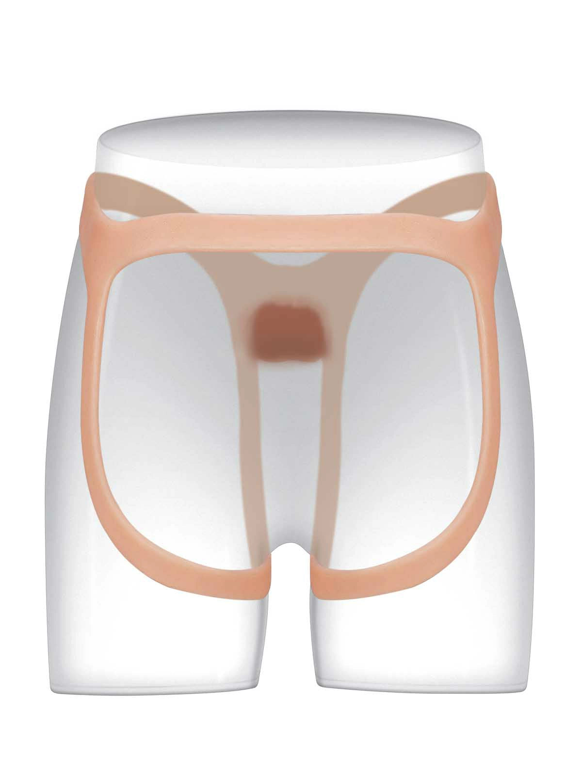 Seraphine - Holle Voorbinddildo (Strap-On) · Penisverlenging &amp; Erectiehulp - 21 cm