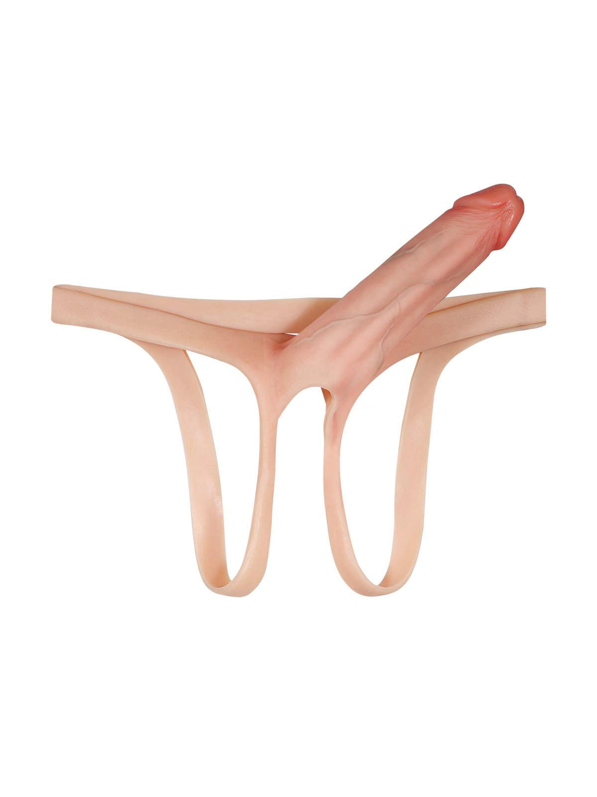 Seraphine - Holle Voorbinddildo (Strap-On) · Penisverlenging &amp; Erectiehulp - 21 cm