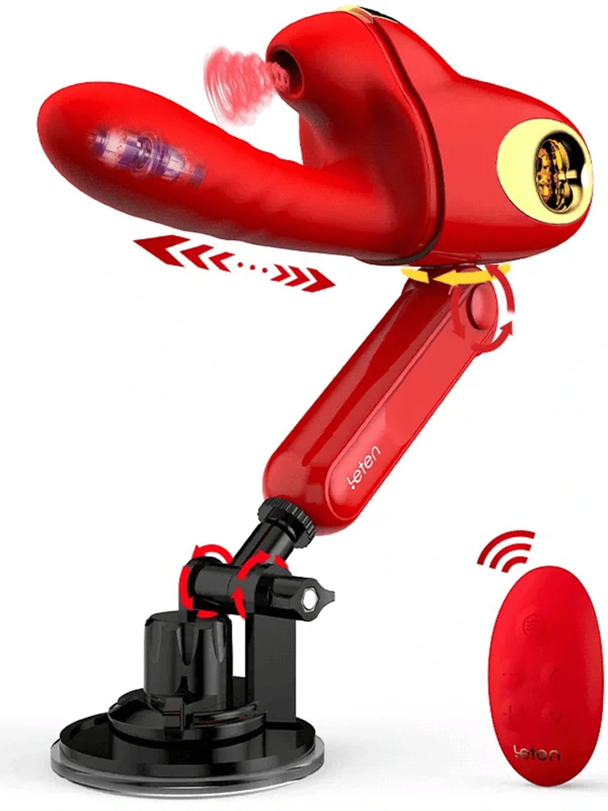 Sex Machine Met Zuigen, Stoten, Trillen &amp; Verwarmen
