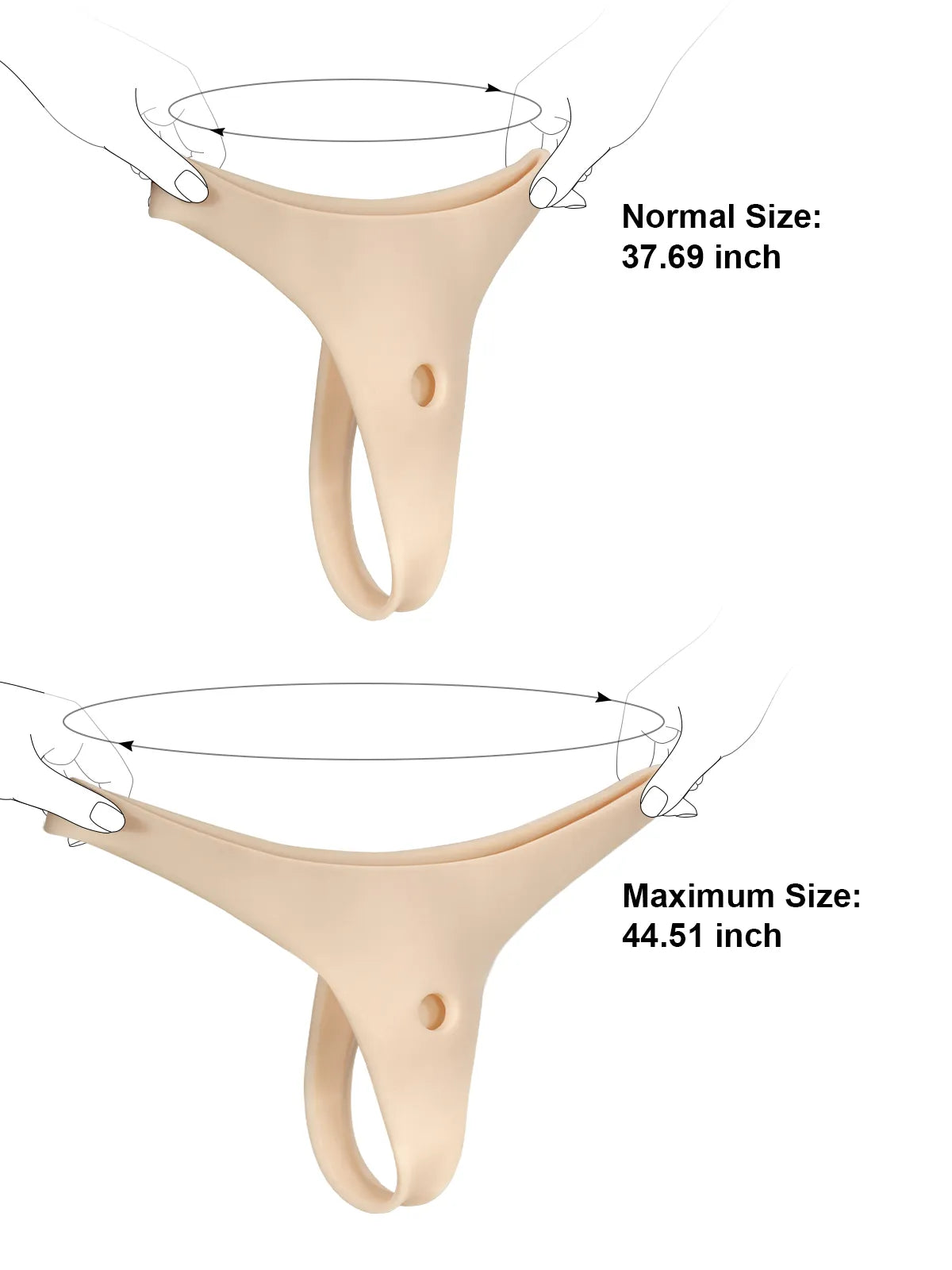 Siliconen Strap-On Harnas met Zuignaphouder (Dildo Niet Inbegrepen)