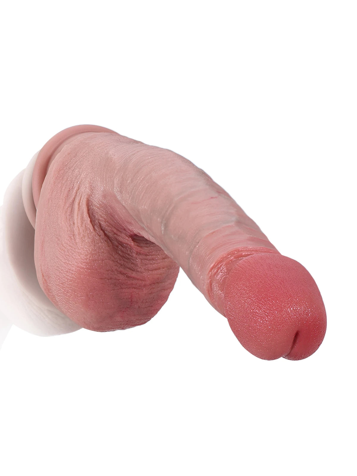Svenno - Levensecht Siliconen Dildo Met Balzak - 22,2 cm