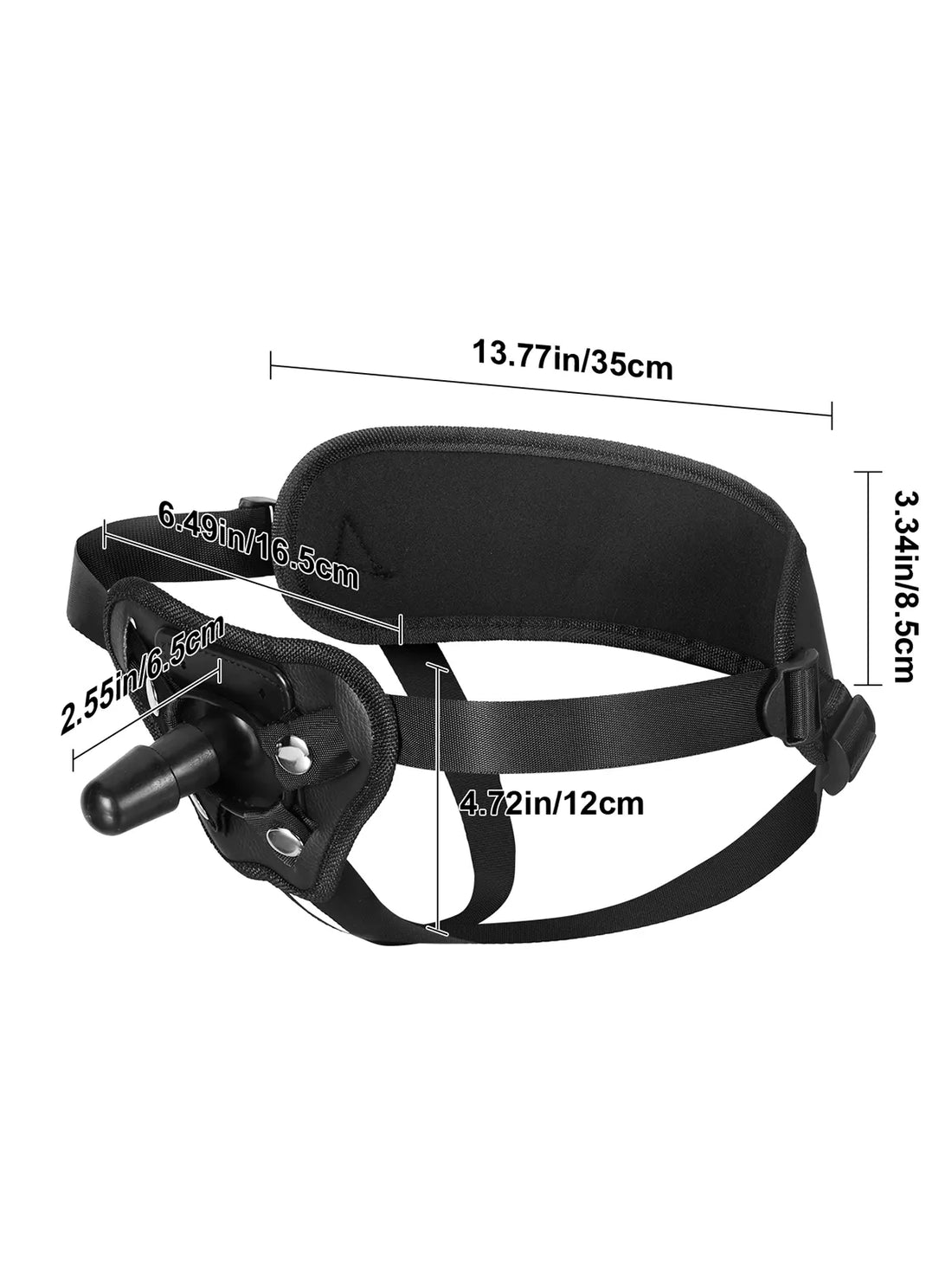 TPE + PU-leer Vac-U-Lock Strap On
