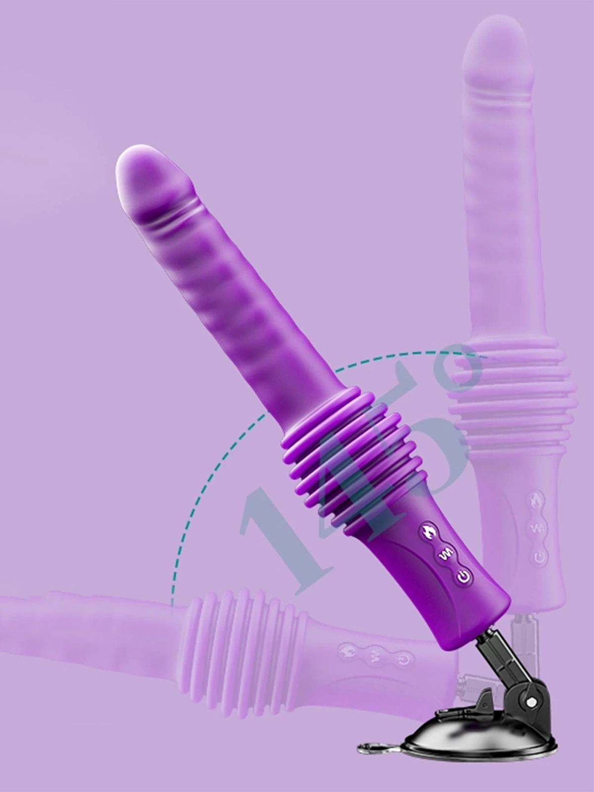 Draagbare Telescoop Dildo Machine met Verwarming