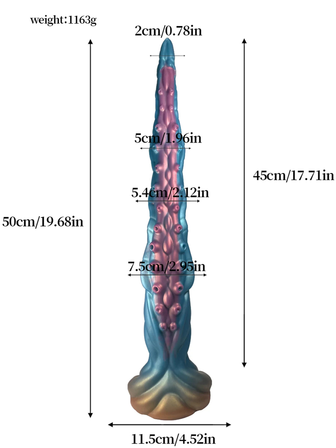 Jaap - Deep Sea Tentakel Dildo - 50 cm