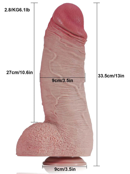 Tygo - Ultra Grote Realistische Dikke Dildo - 33.5 cm