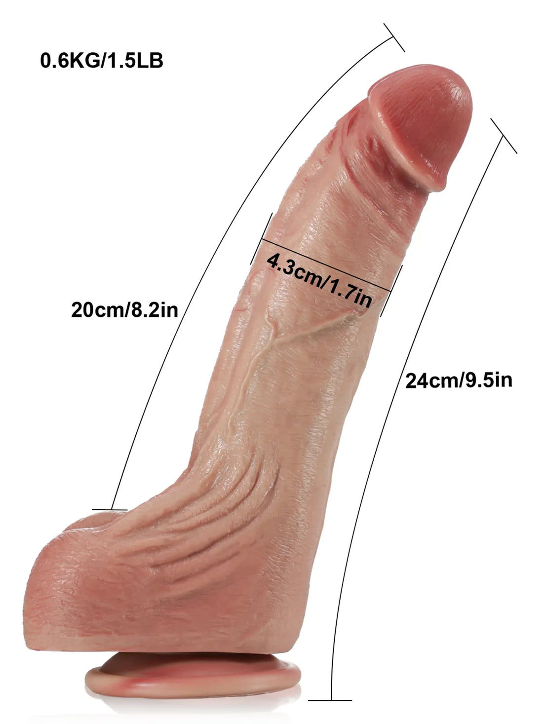 Ultra Realistische Siliconen Dildo