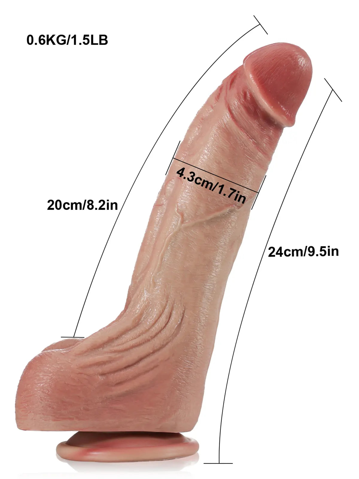 Ultra Realistische Siliconen Dildo