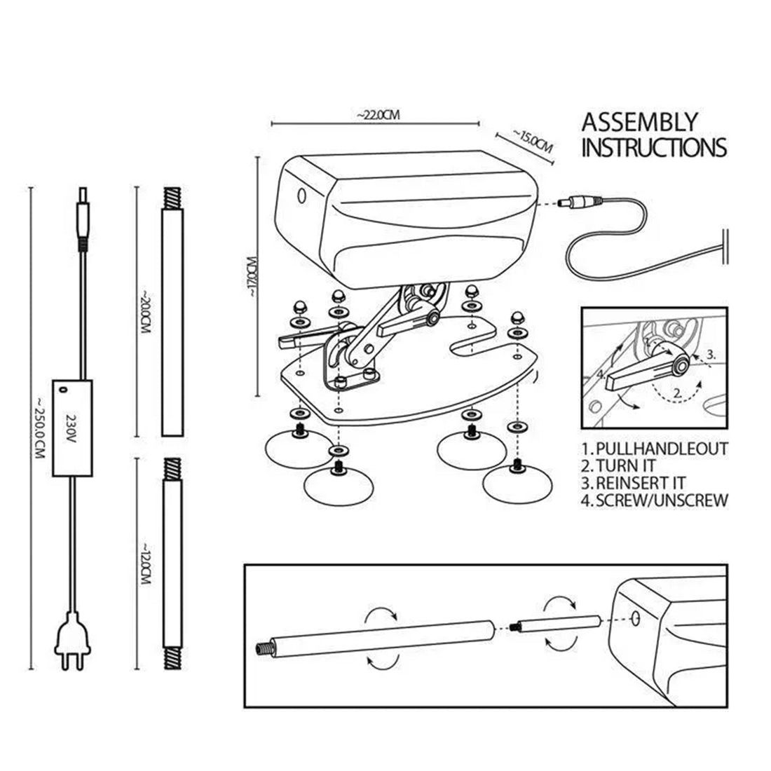 VAC-U-LOCK Dildo Machine met 10 Soorten Trilstanden &amp; 33 Snelheden