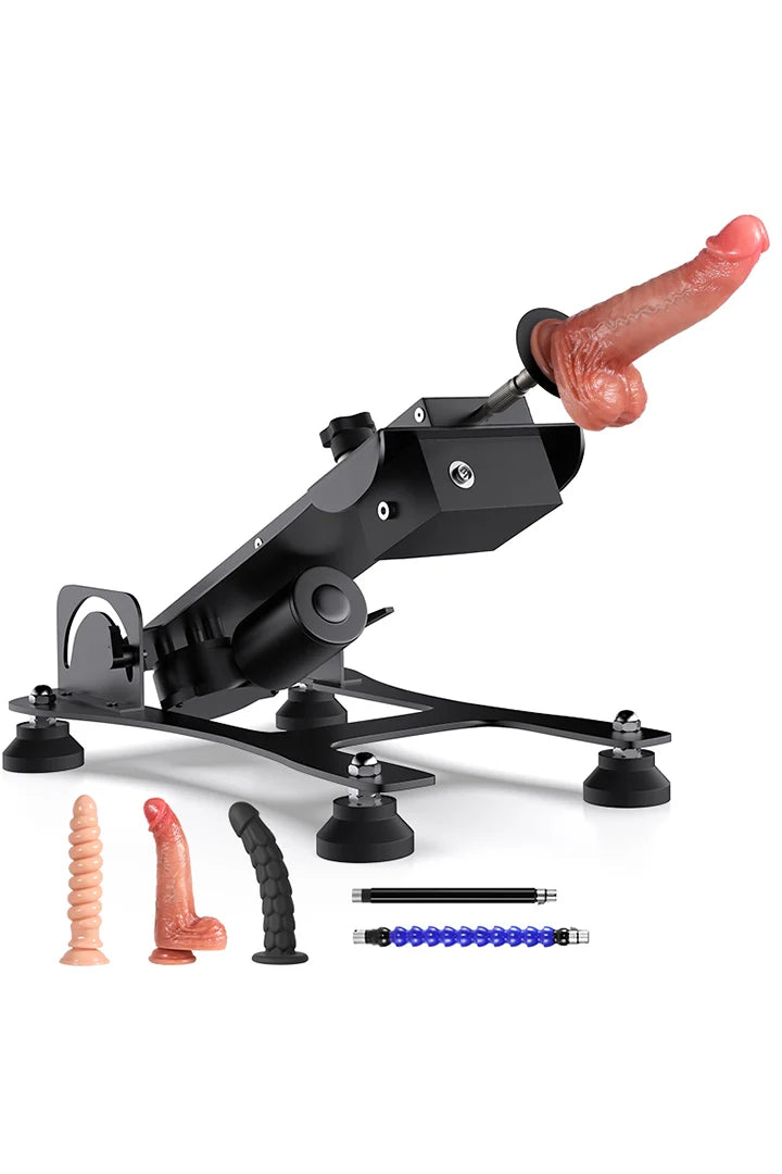 Vortex - Seksmachine met Verstelbare Slag 3–15 cm en Afstandsbediening