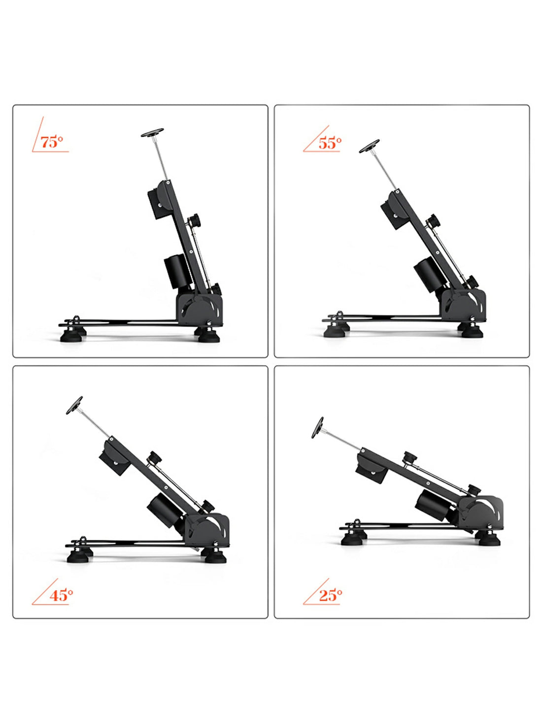 Vortex - Seksmachine met Verstelbare Slag 3-15 cm en Afstandsbediening