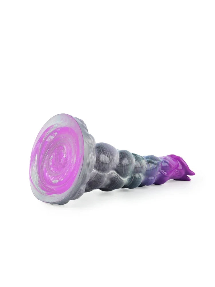 Walter - Dikke Fantasy Dildo met Gestructureerde Schacht en Zuignap - 4 Maten