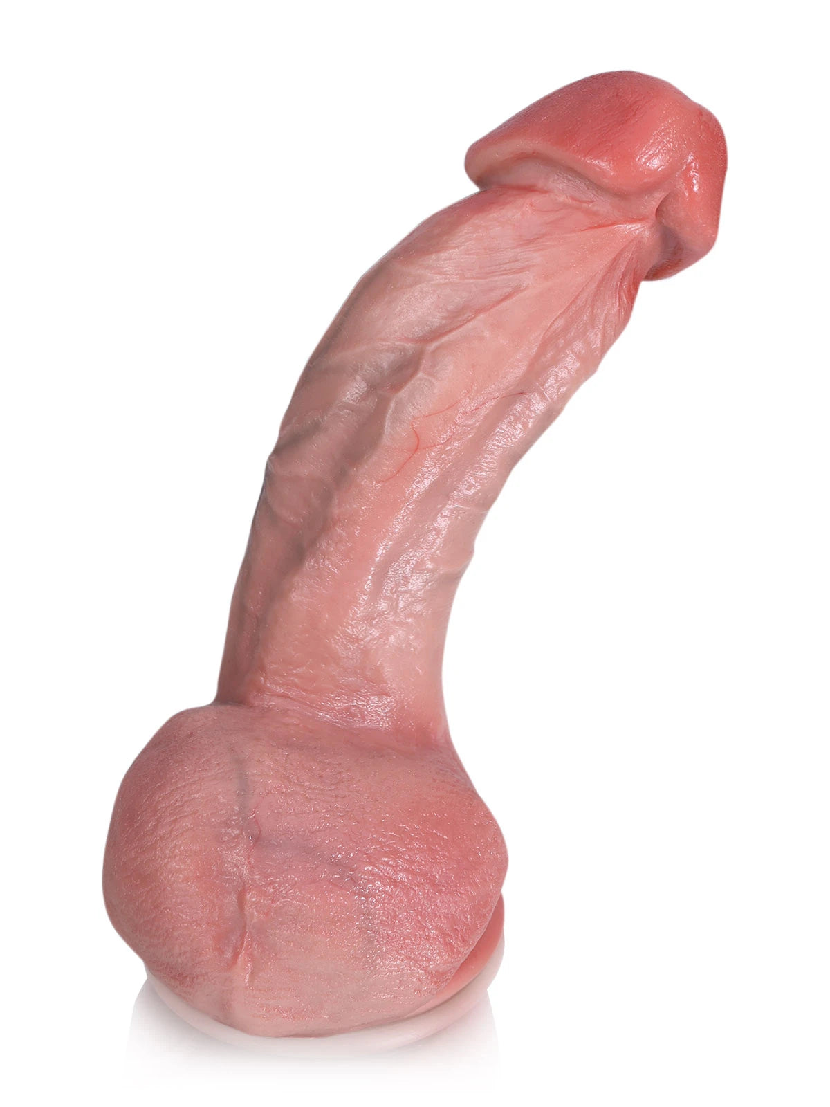 Willem - Zachte Siliconen Dildo Met Zuignap - 22,5 cm