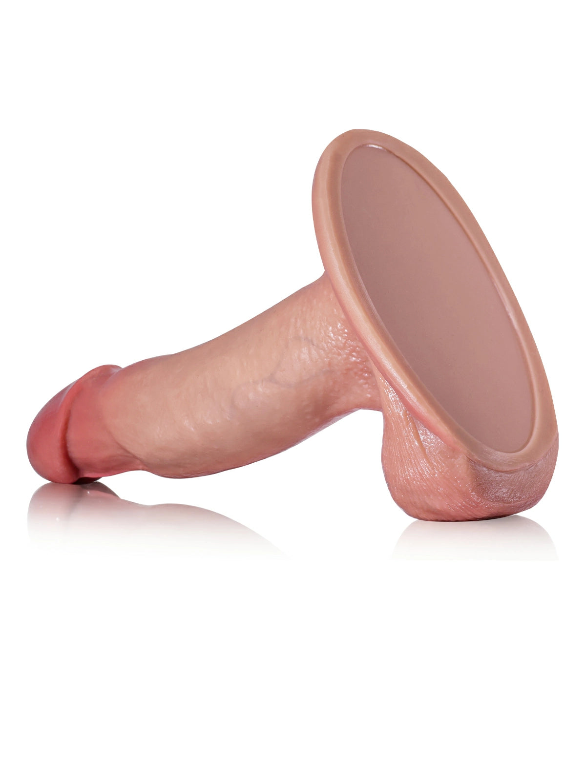 Wim - Realistische Dildo met Bewegende Huid en Balzak - 18 cm