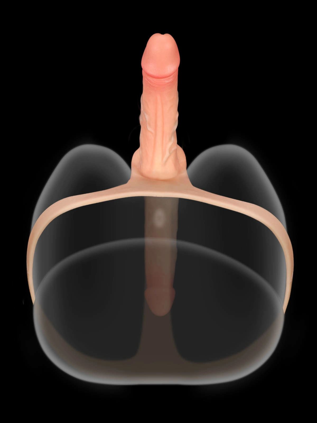 Zorvyn - Strap-on met Dubbele Dildo - 15,2 &amp; 17,8 cm