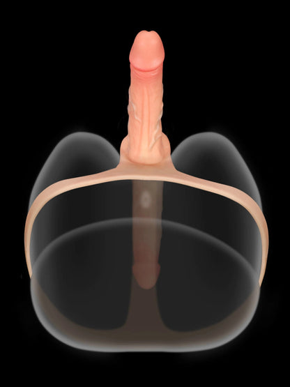 Zorvyn - Strap-on met Dubbele Dildo - 15,2 &amp; 17,8 cm
