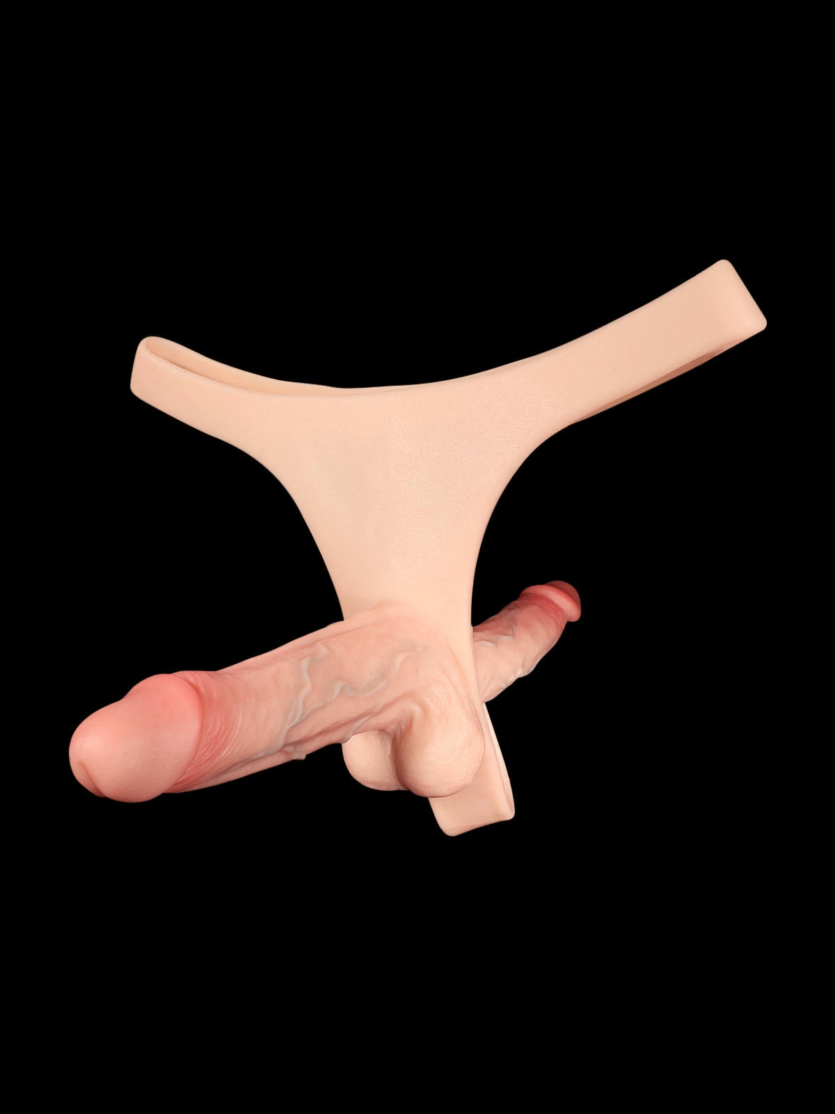 Zorvyn - Strap-on met Dubbele Dildo - 15,2 &amp; 17,8 cm