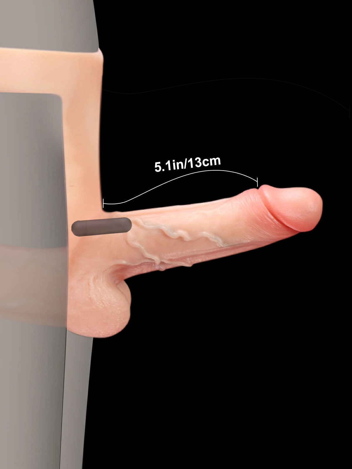 Zorvyn - Strap-on met Dubbele Dildo - 15,2 &amp; 17,8 cm