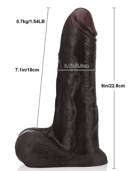 Realistische Vac-U-Lock Dildo