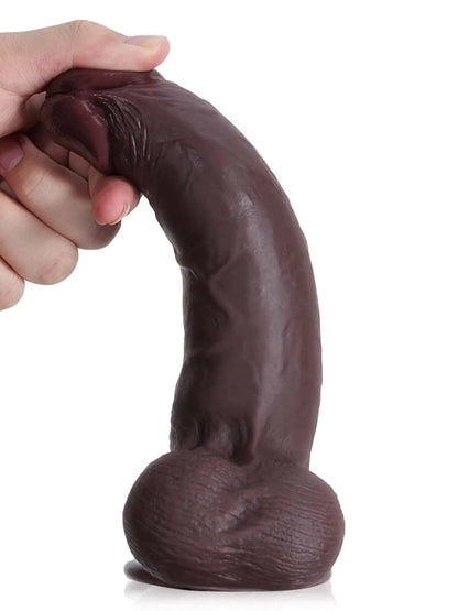 Siliconen Sliding Skin Dildo