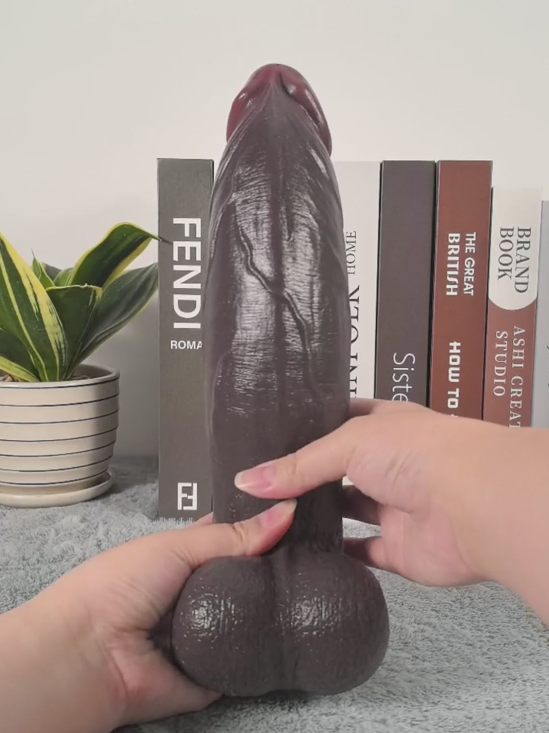 Rocco - Extra Dikke Realistische Dildo met Dubbele Dichtheid - 27,5 cm