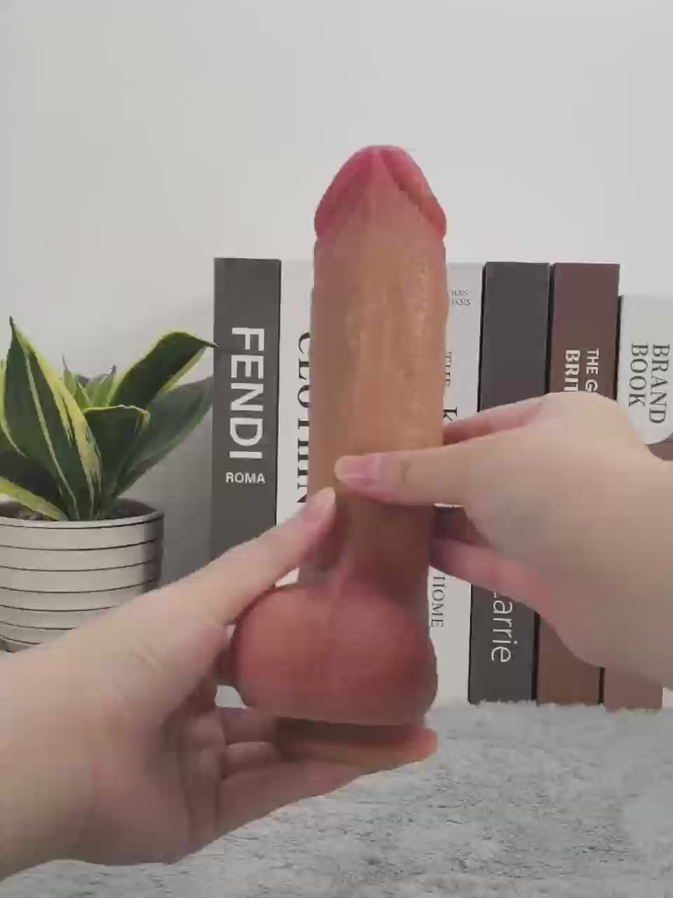 Joep - Zachte Elektrische Dildo Met Sliding Skin - 22cm