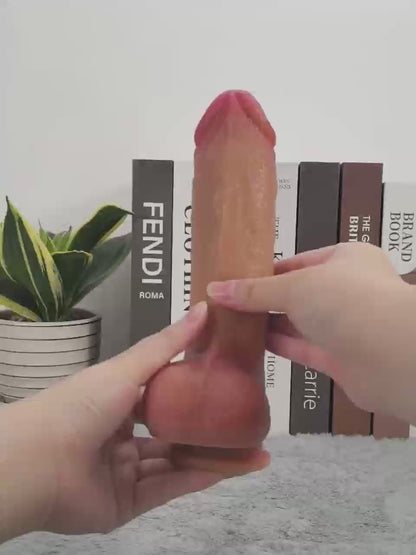 Joep - Zachte Elektrische Dildo Met Sliding Skin - 22cm